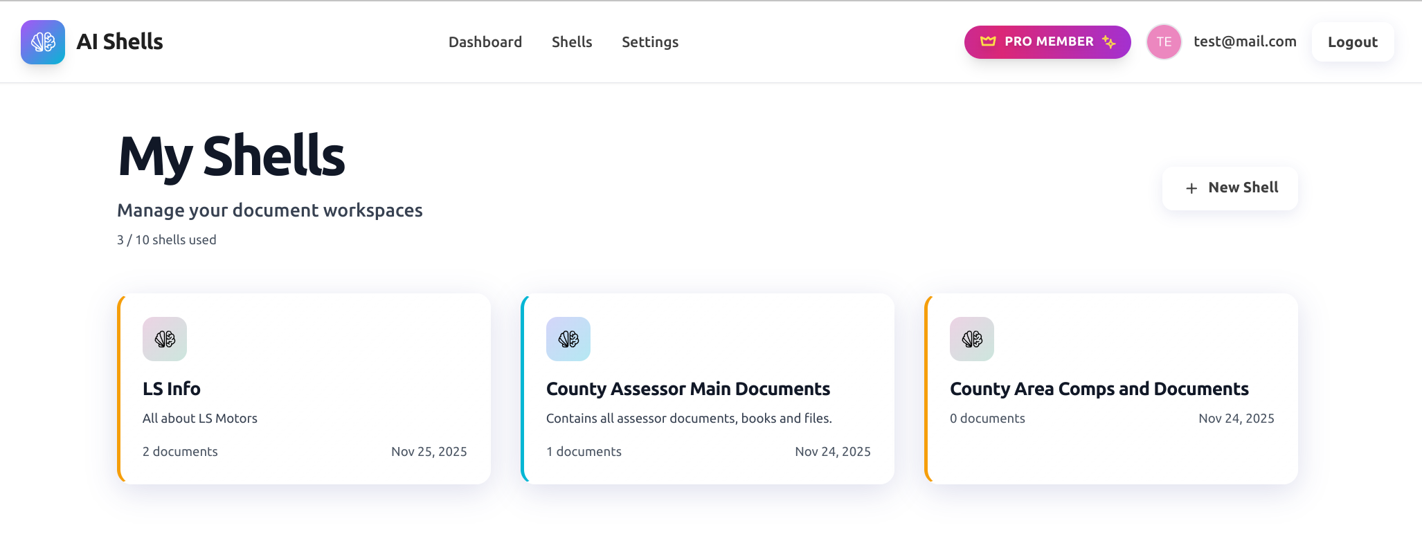AI Shells - AI-Powered Document Assistant